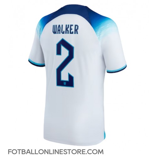 Billige England Kyle Walker #2 Hjemmetrøye VM 2022 Kortermet